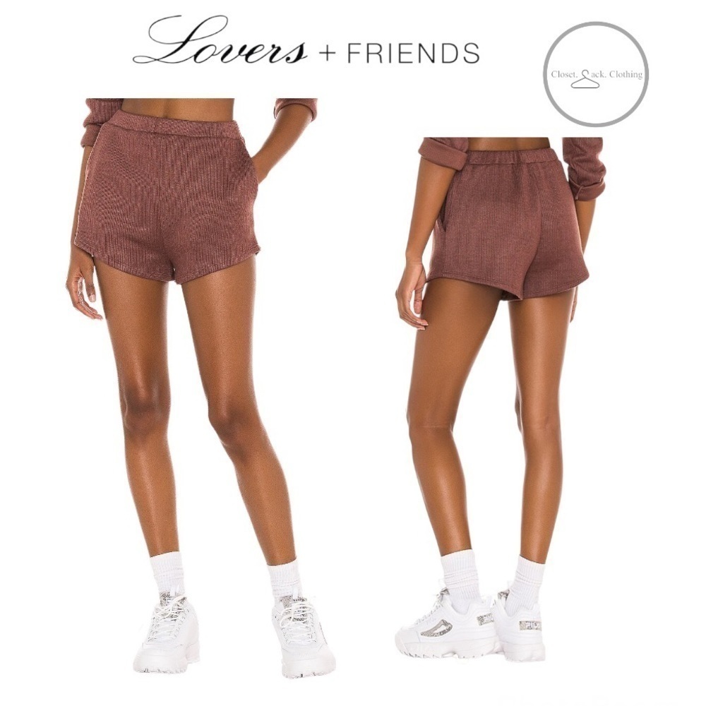 Lovers + Friends Darby Short In Brown size Small